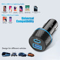 Gzar 42.5W Super USB C Car Charger UAE Mini & Metal - Fast Type C Car Chargers - GZARGZAR