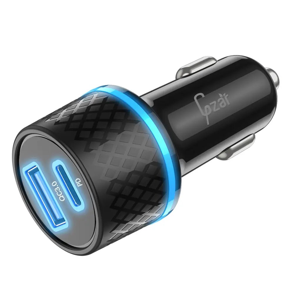 Gzar 42.5W Super USB C Car Charger UAE Mini & Metal - Fast Type C Car Chargers - GZARGZAR