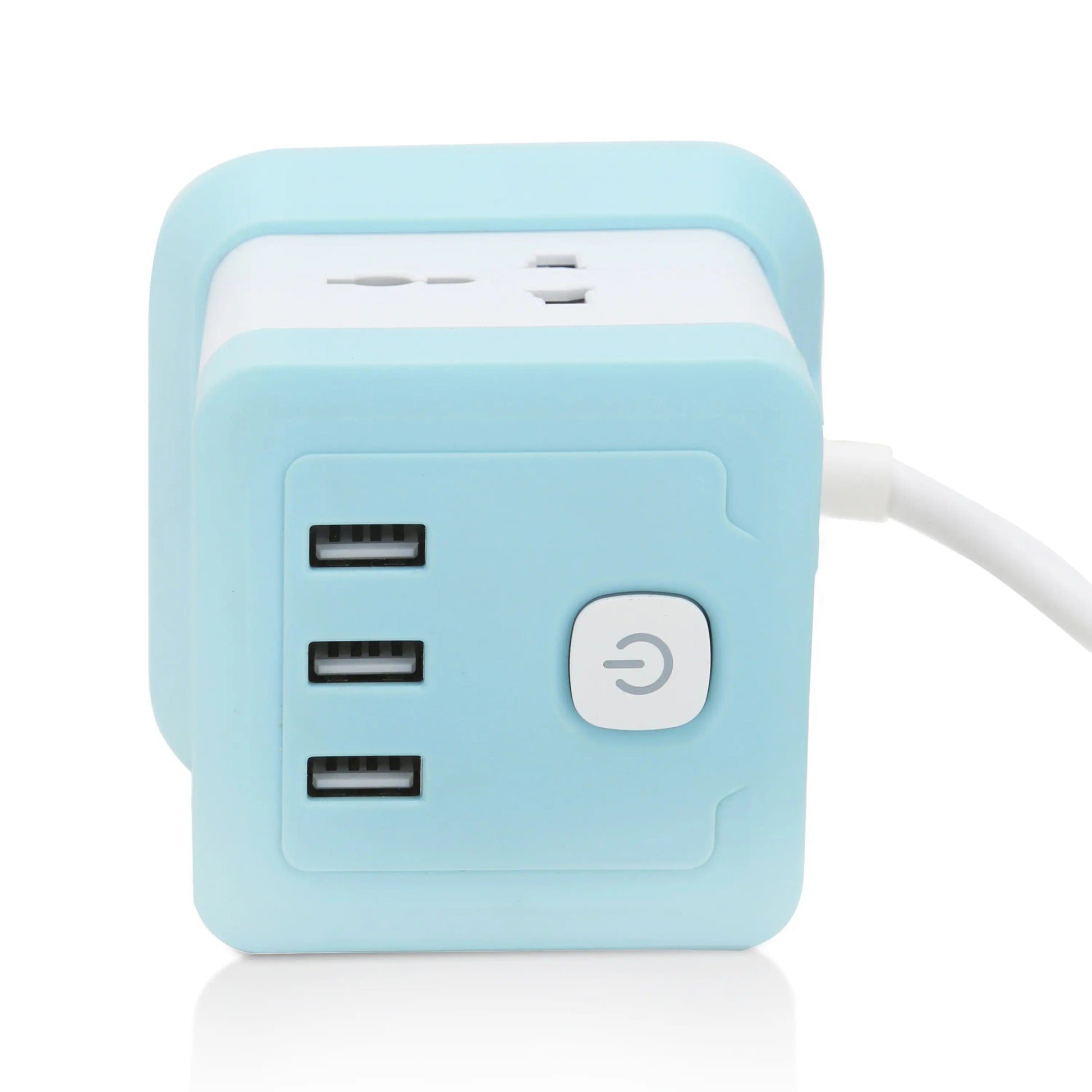 Gzar Tower Extension Cord Power Strip Cube/Lead with 4 Outlets Plug and 3 USB Ports - GZARTower ExtensionGZAR WORLD